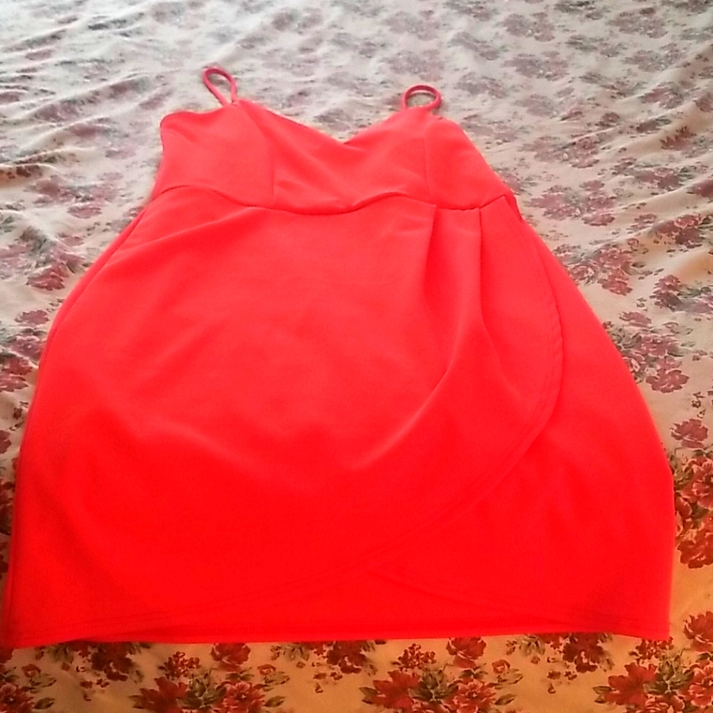 Rue21 orange spandex short dress